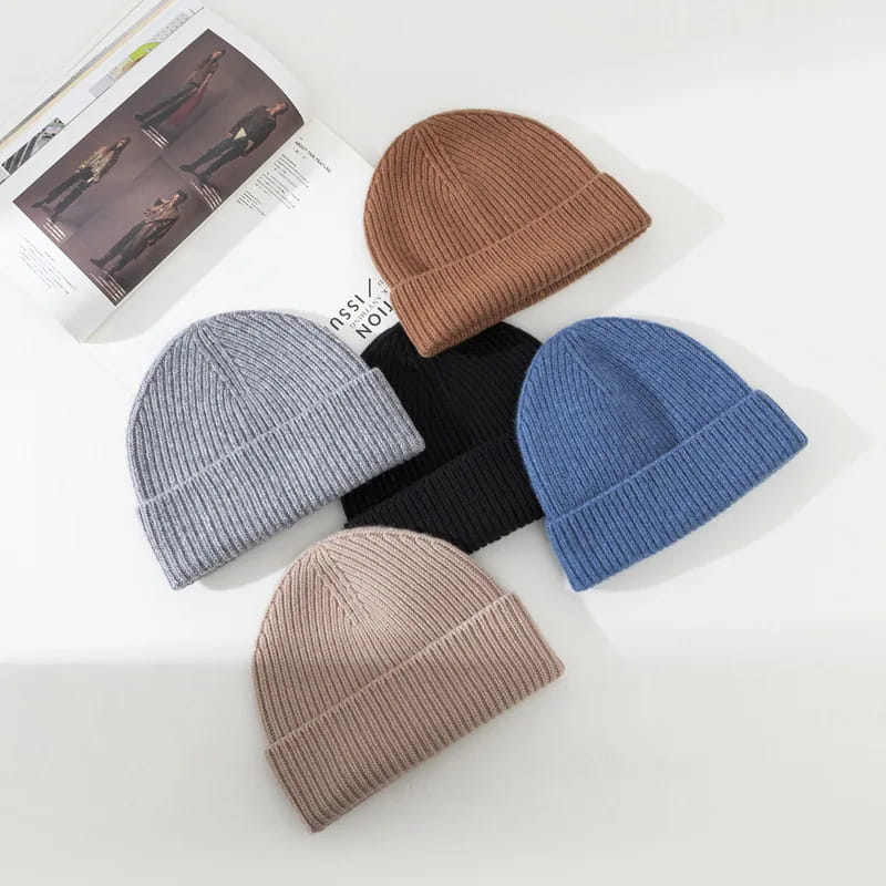 Knitted Pure Wool Beanies