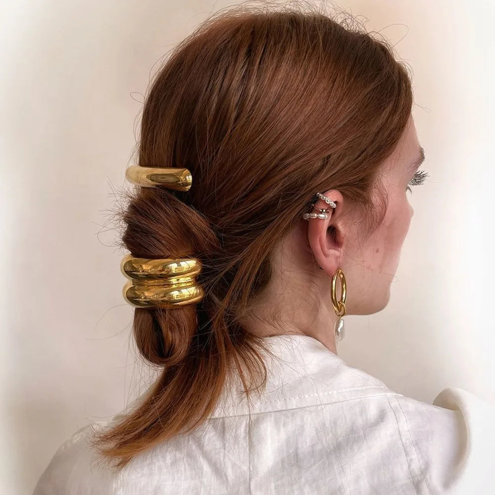 Metal Smooth Multi-Layer Hair Bands