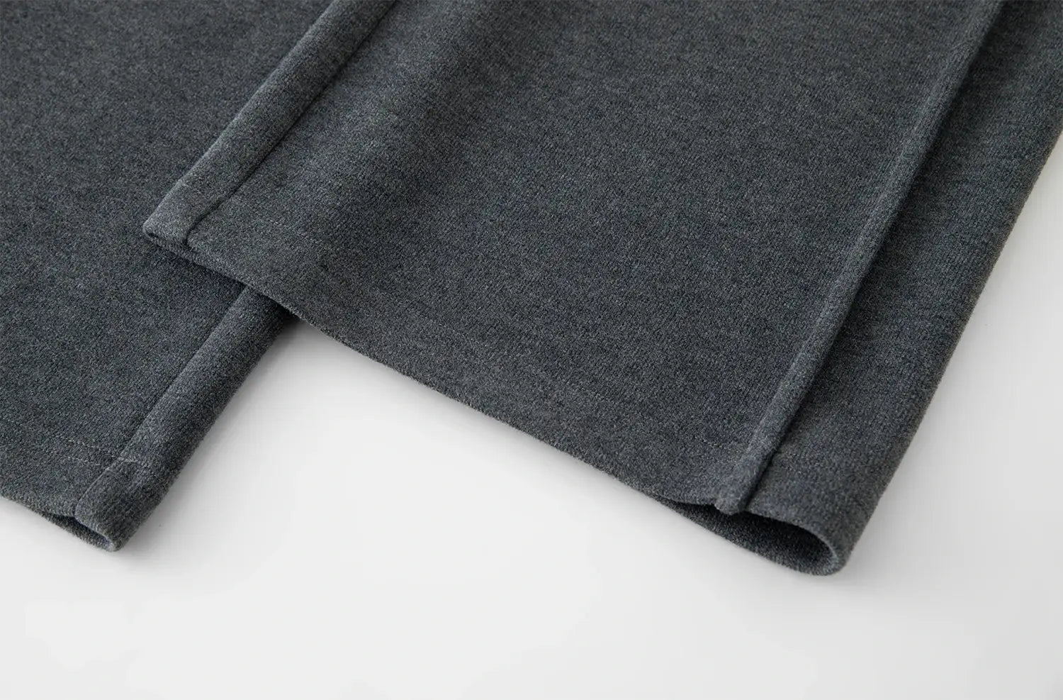 Women Winter Long Trouser Thick Straight Commuter Beige All-Match Pants