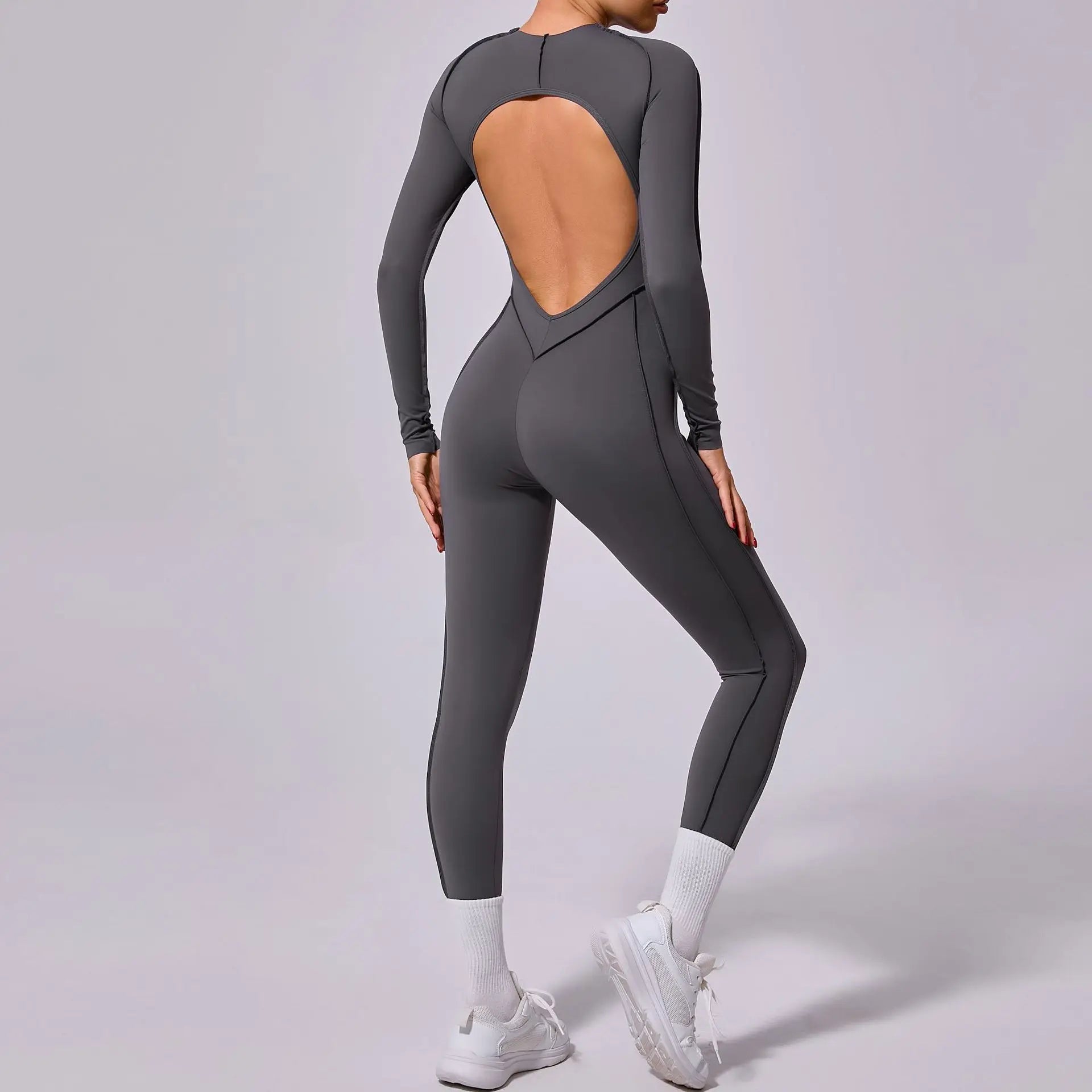 Women’s Sports Bodysuit Kit Yoga Fitness Jumpsuit