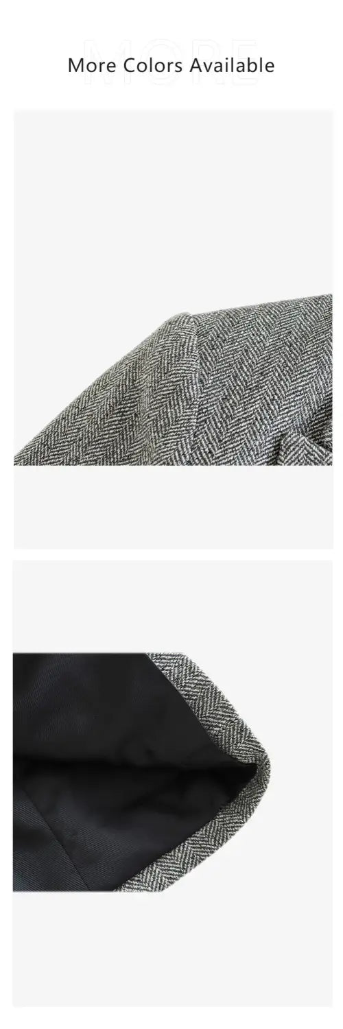 Women’s Herringbone Diagonal Suit Jacket Casual Long Pants