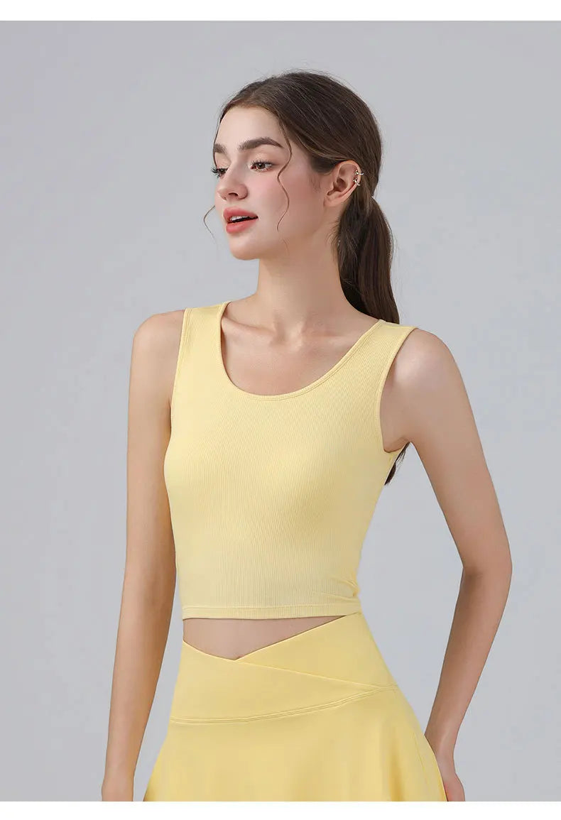 One-piece Women Yoga Backless Tank Top