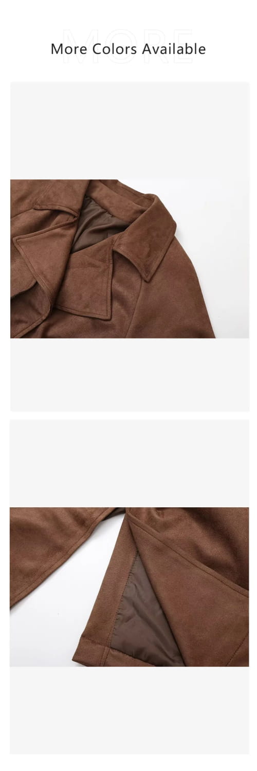 Women’s Retro Long Sleeve Windbreaker Coat