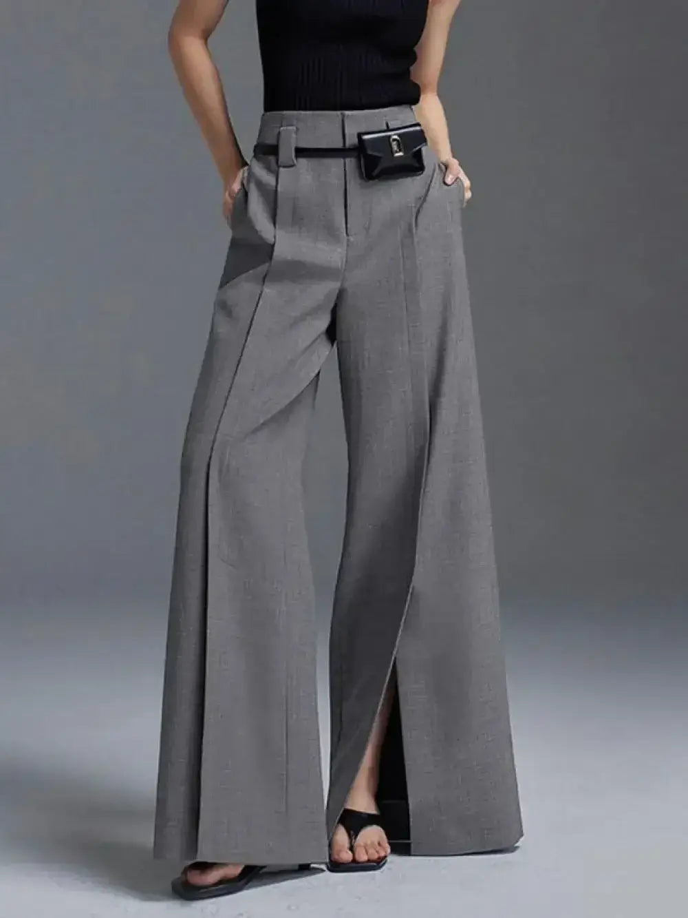 Women’s Solid Color Commute Suit Pants