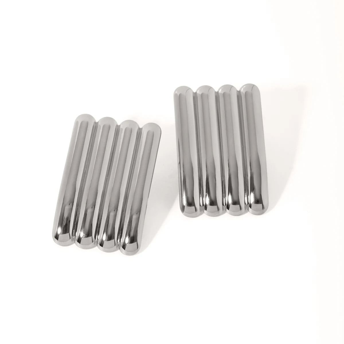Stainless Steel Vintage-Inspired Waterproof Stud Earrings