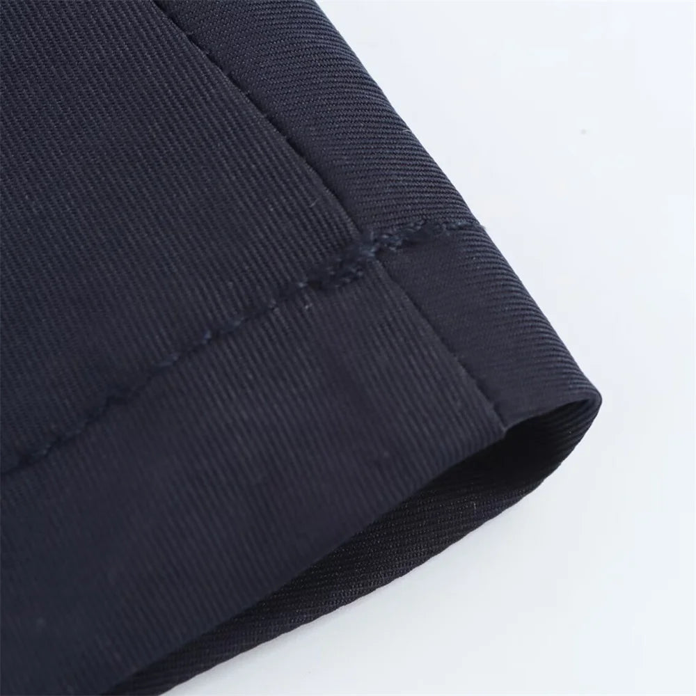 Women’s Button Belt Waist Skirt