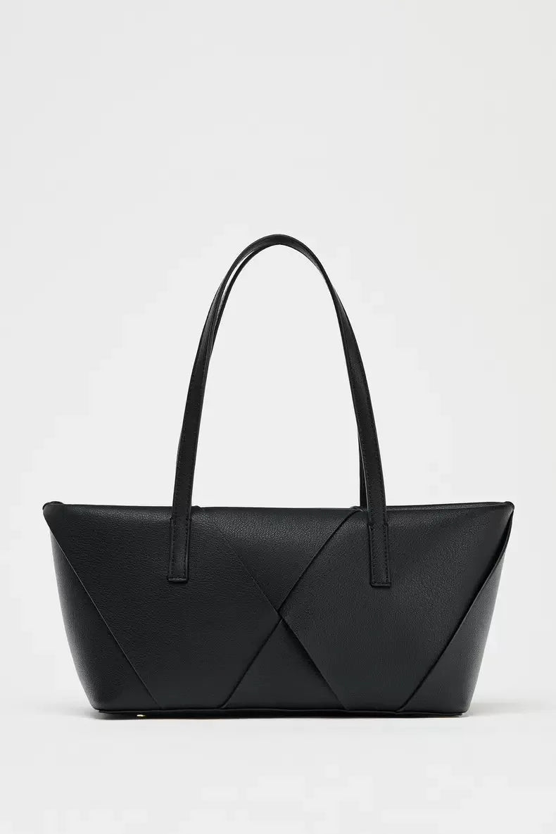 Long Woven Shopper Bag