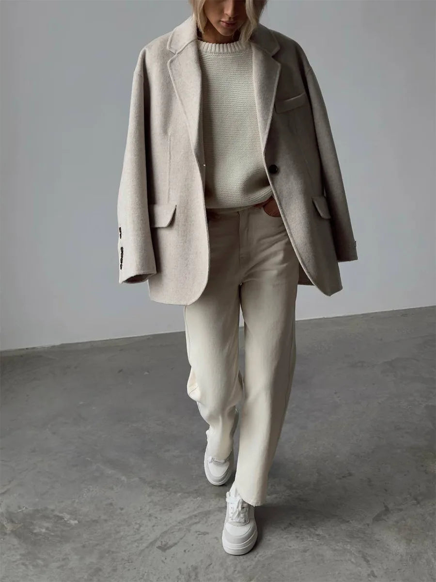 Knitted Round Neck Sweater