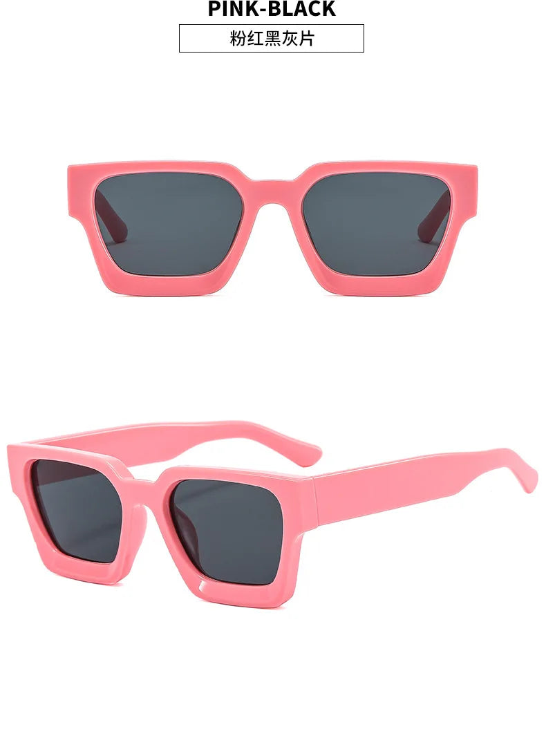 Fahion Vintage Small Square Sunglasses Women