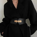 Elastic Wide Waist Closure Women Belt