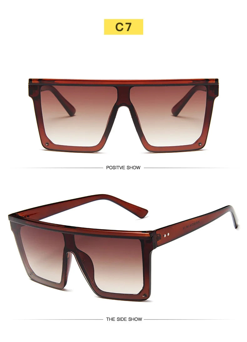 Oversized Square Sunglasses Women