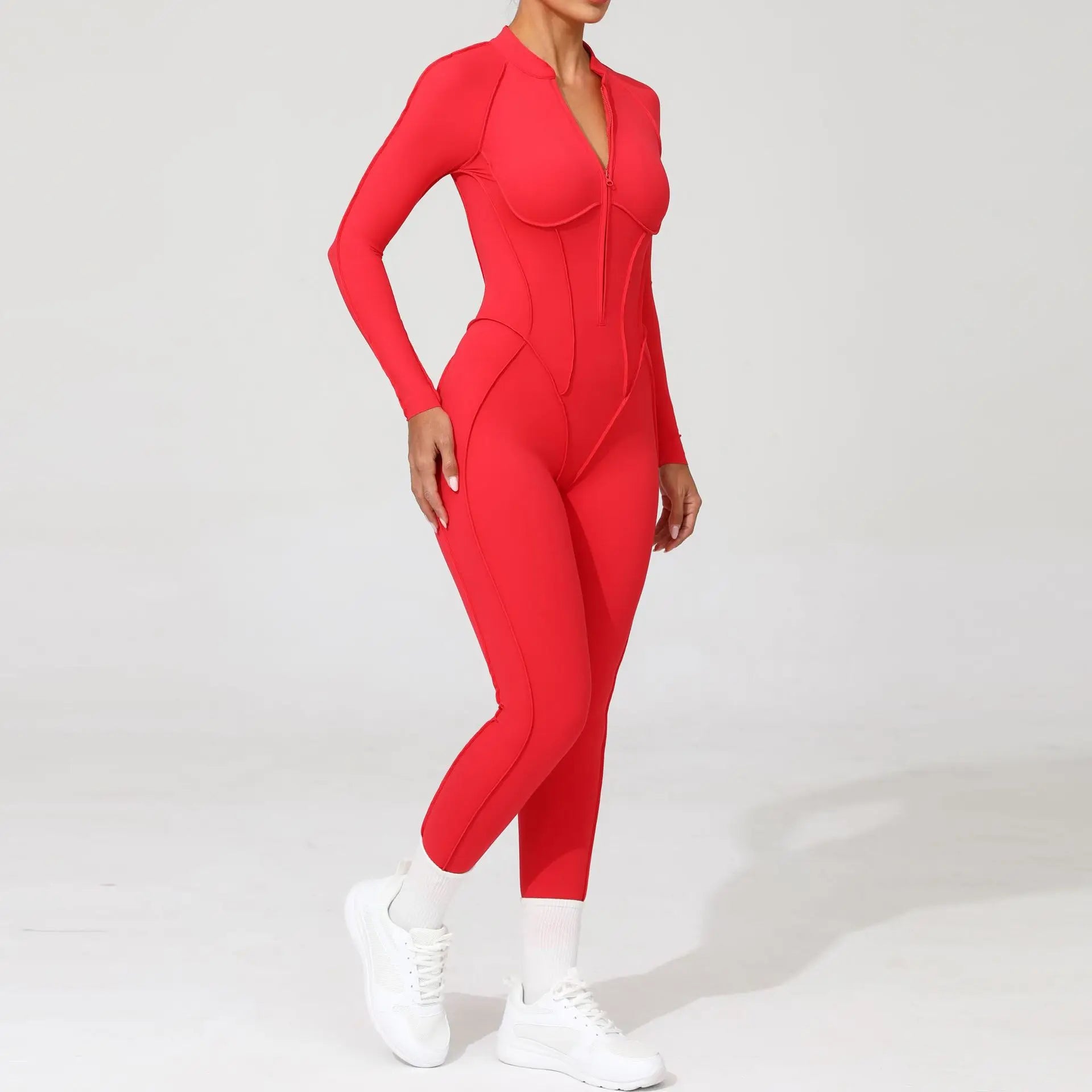 Women One Piece V Back Tracksuit