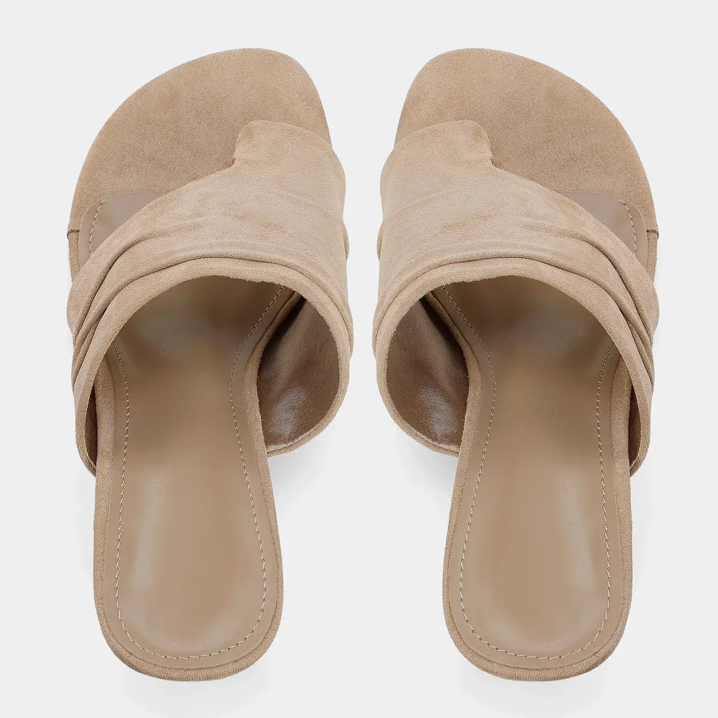 Brand Clip Toe Soft Suede High Heels Women Shoes