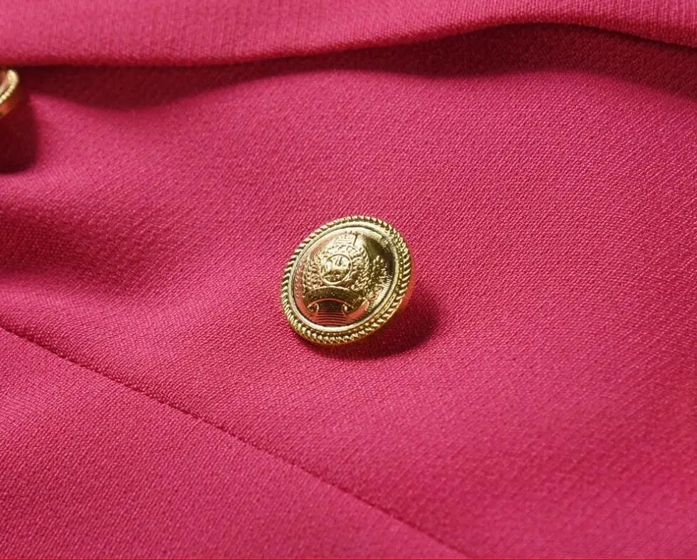 Casual Long Sleeve Turn-down Collar Double Breasted Jacket For Women