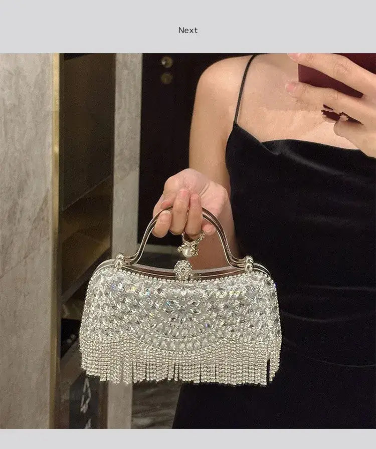 Diamond Evening Clutch Bag