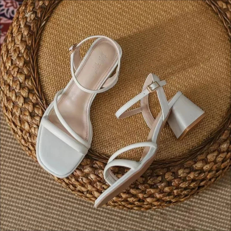 Women’s Shoes Open Toe Thick Heel Sandals
