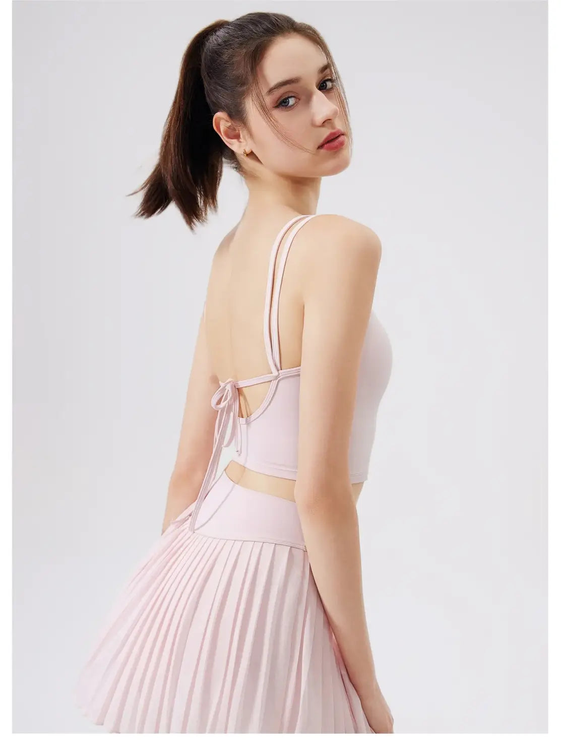 Women Yoga Back Thin Cross Straps Tank Top