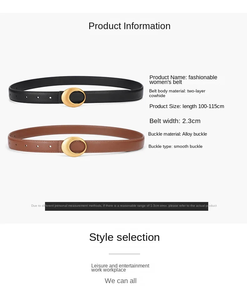 Women’s Genuine Leather Belt