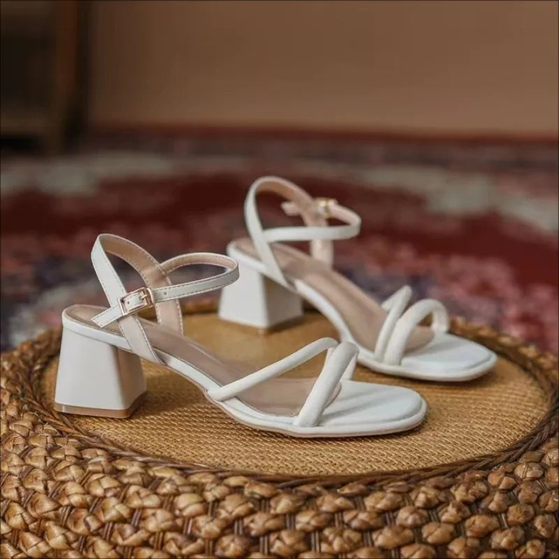 Women’s Shoes Open Toe Thick Heel Sandals