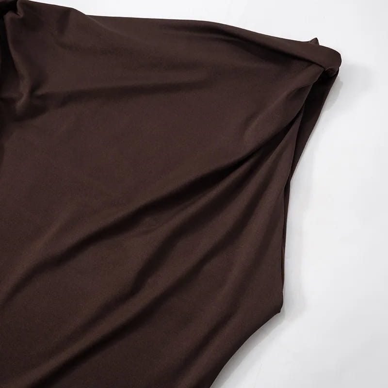 Off-shoulder Pleated Maxi Dress Women’s