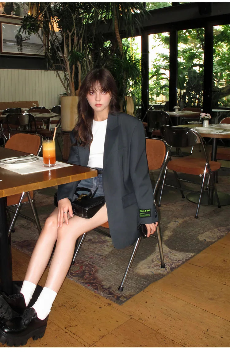 Women’s Loose Retro Small Suit