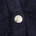 Denim midi dress with lapel side - Norellé