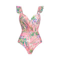 Women's V-Neck Floral Swimsuit - Norellé