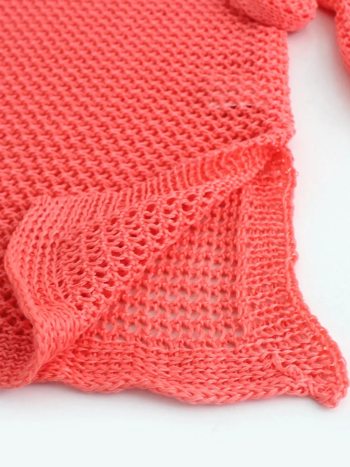 Women’s Knitted Short Skirt with Hollow Straps and Slit Beach Cover Up