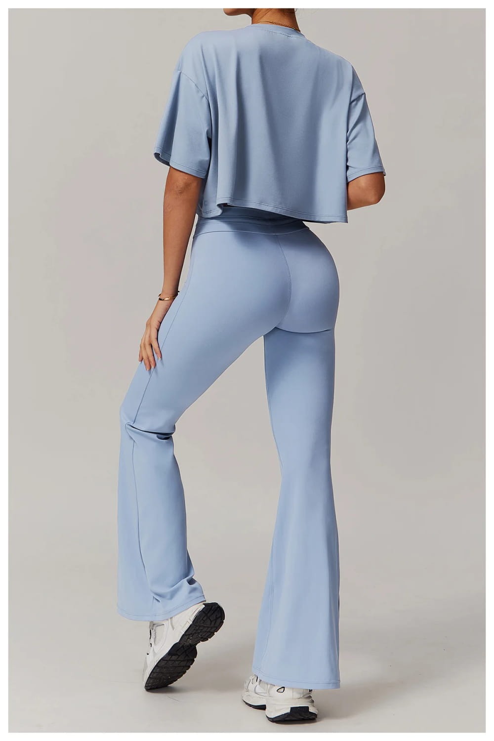 Yoga High Waist Bell-bottoms Breathable Leggings