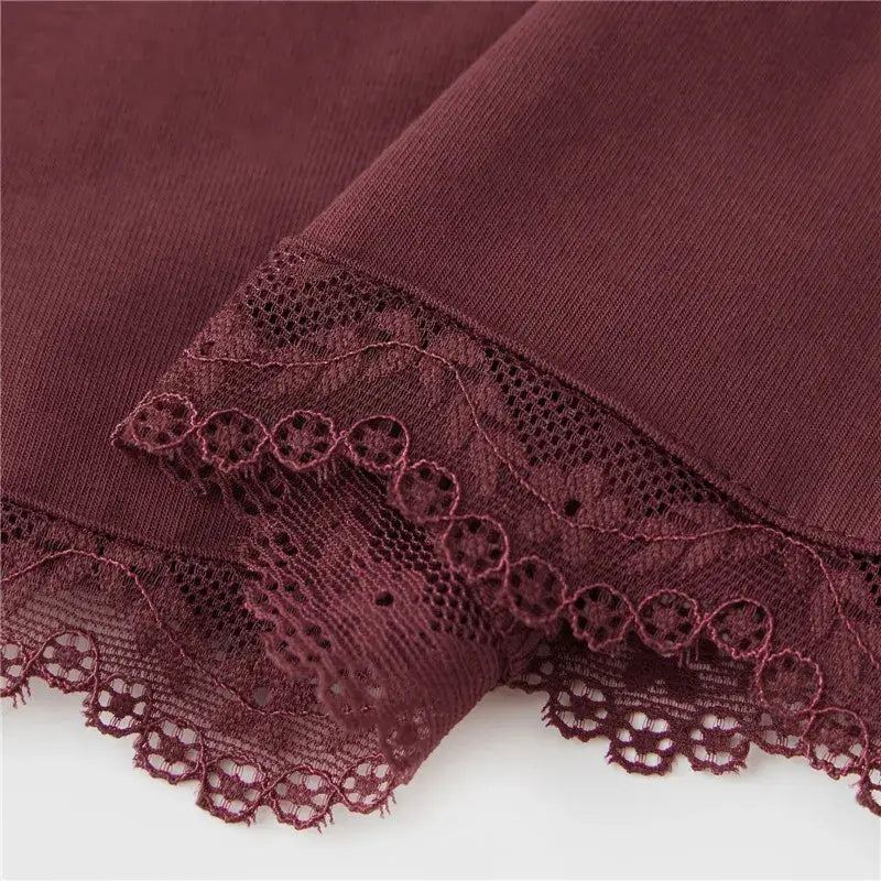 Women’s Spring Lace Trim Tee Shirt Blouses