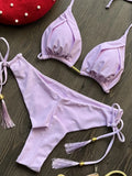 Triangle Bathing Suit for Women Brazilian Bikinis Halter - Norellé