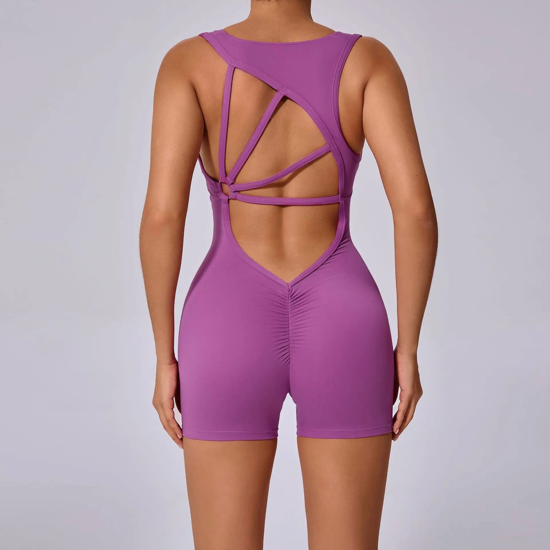 Women Bodysuits Butt Lifting Sports Jumpsuit