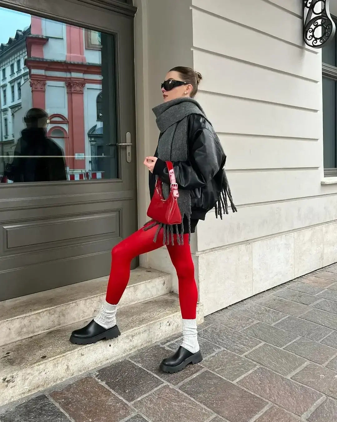 Red Tights Women