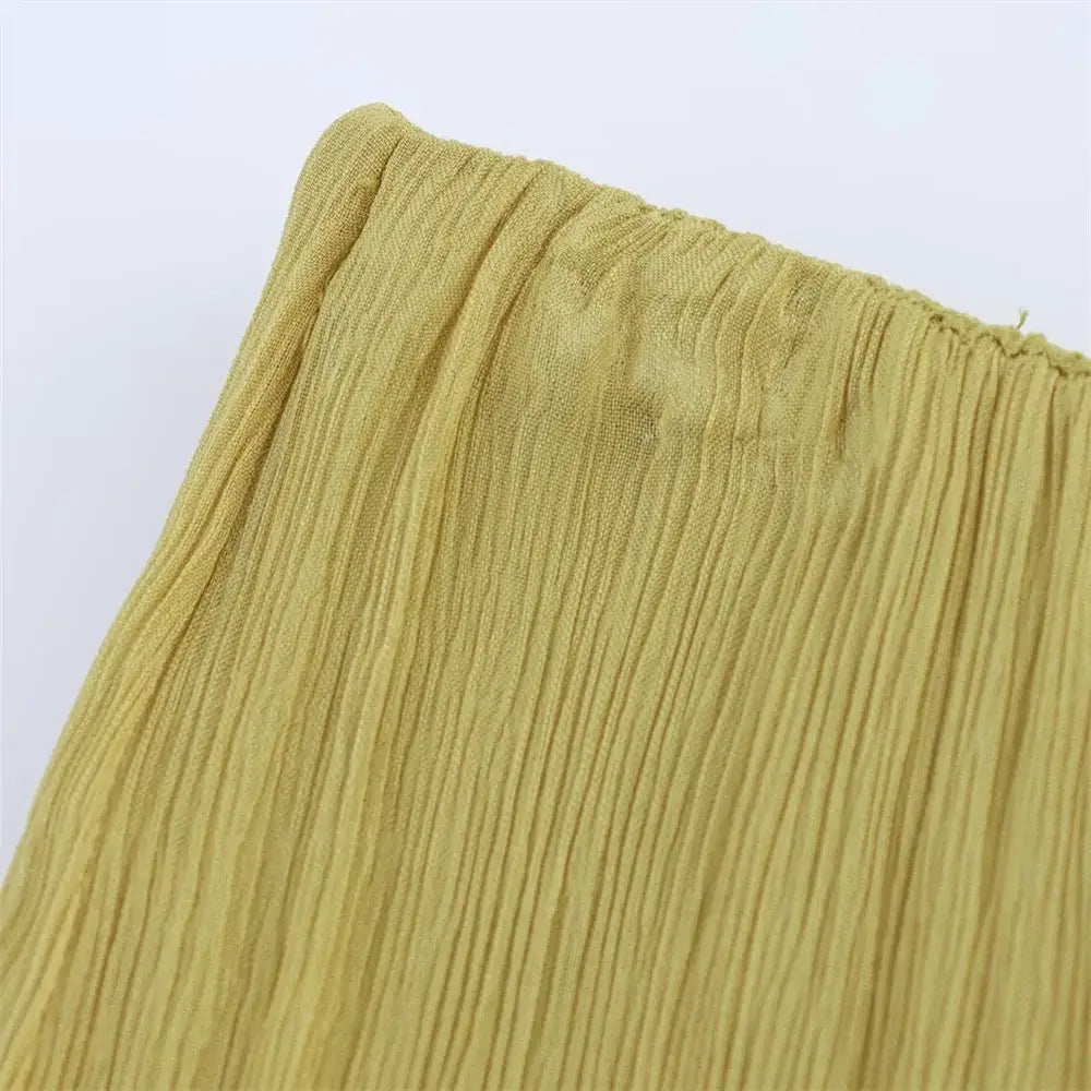 Women’s Splicing Irregular Versatile Solid Color Temperament Half Skirt