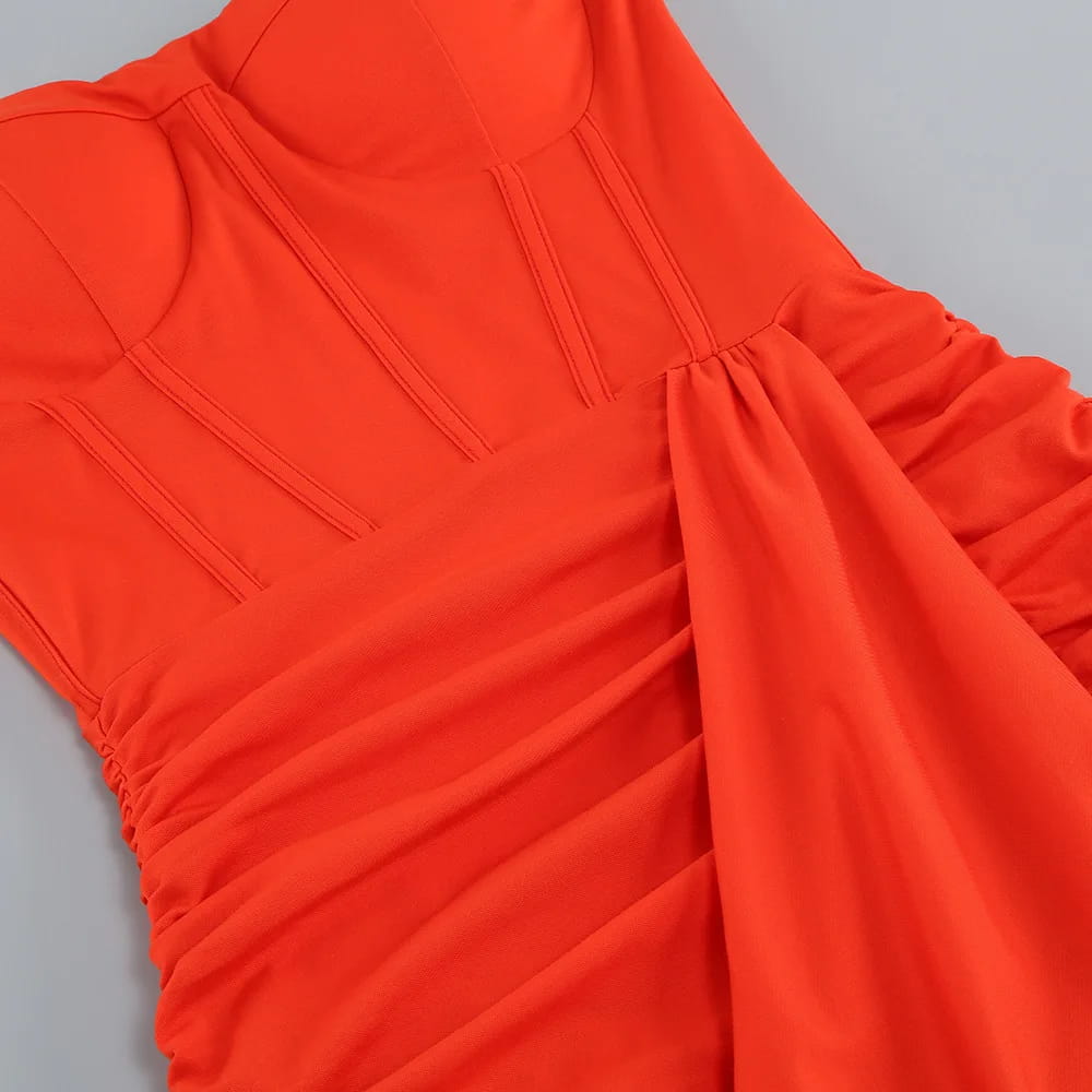 Luxury Evening Gown Strapless Banquet Dress