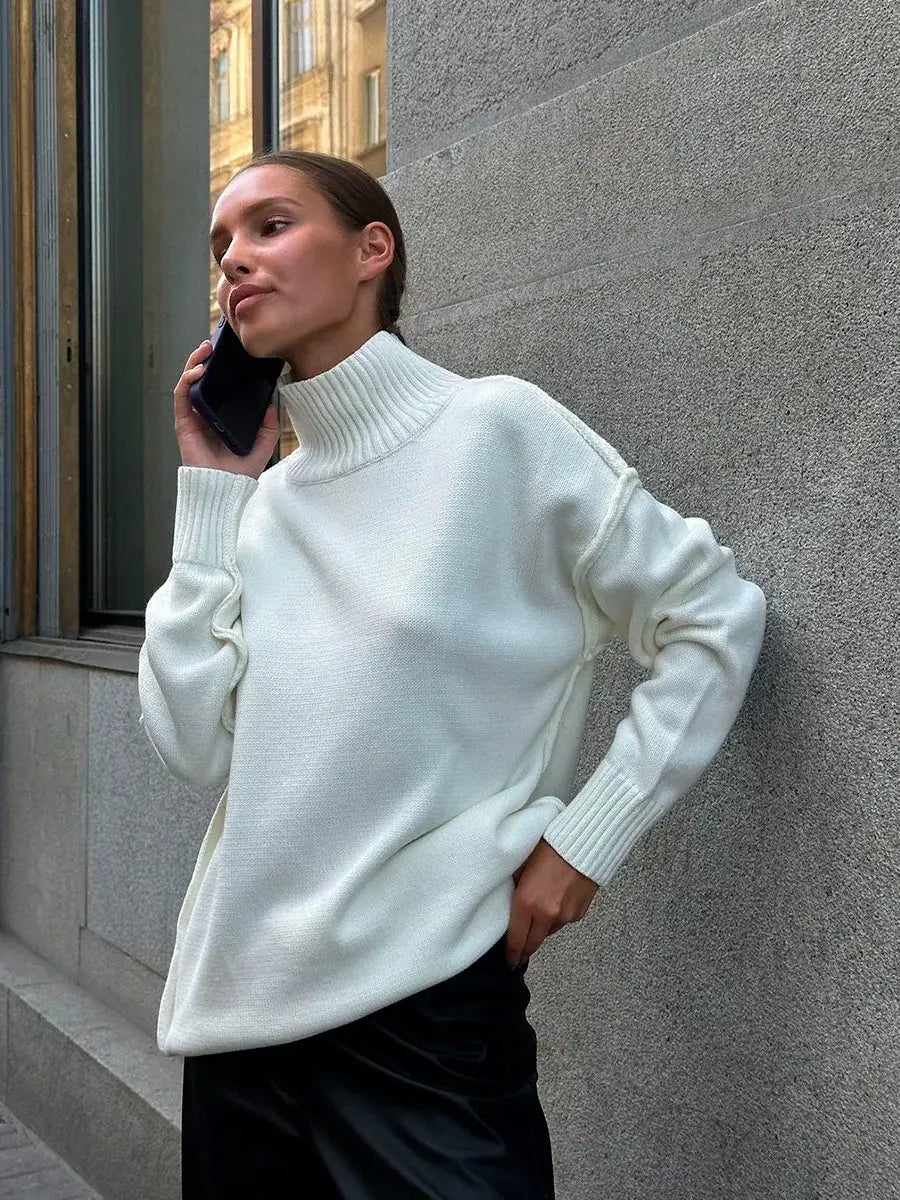 Women’s Knitted Turtleneck Sweater