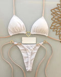 Halter Solid color Bikini Set Women's Swimsuit - Norellé