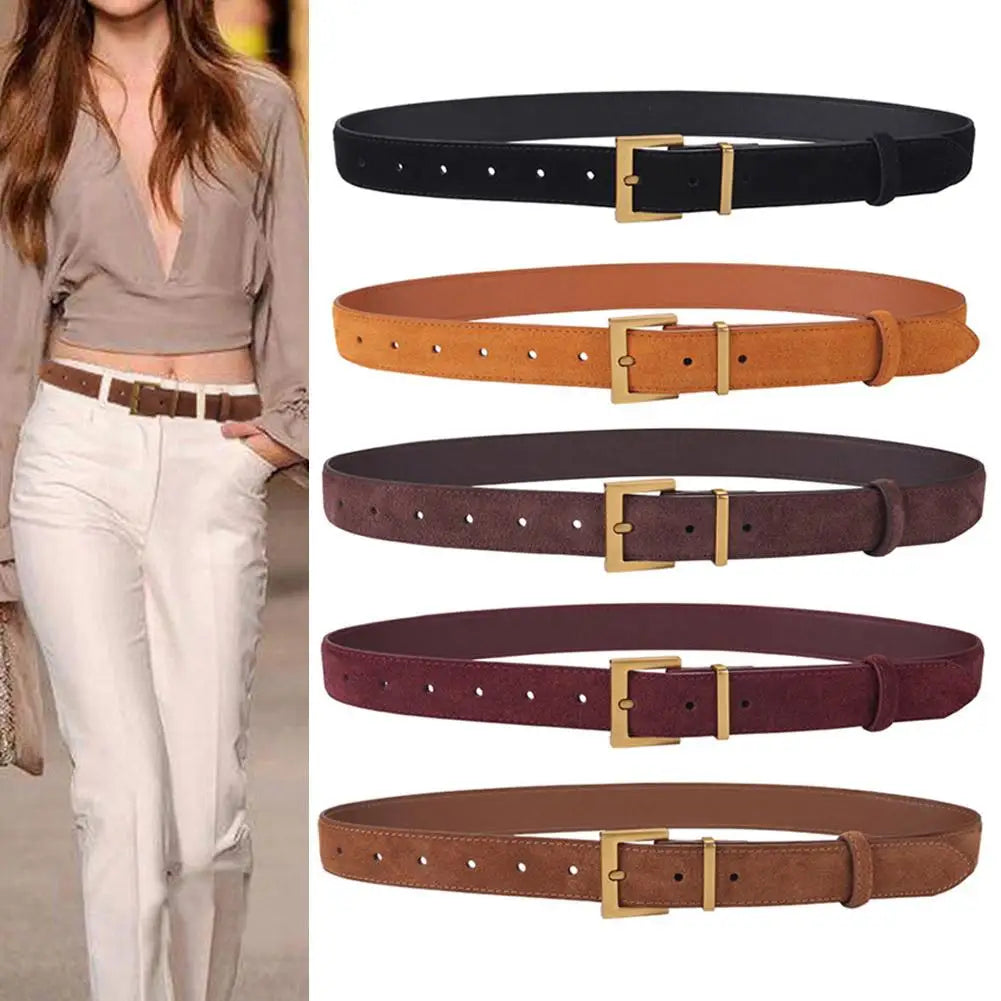 Suede Leather Belt For Women