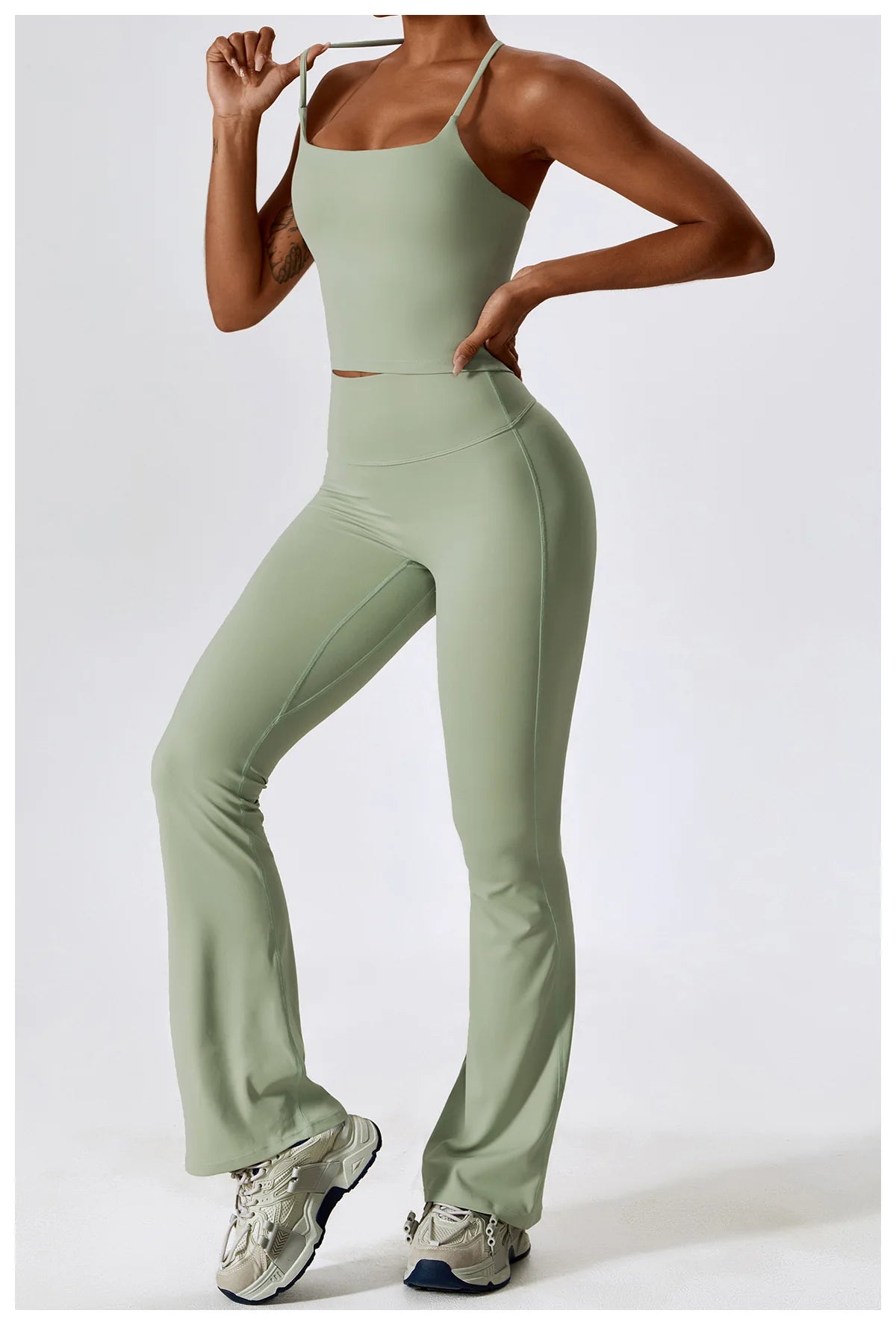 Gym Yoga Suit 2PCS Tight Fitting Sports Set