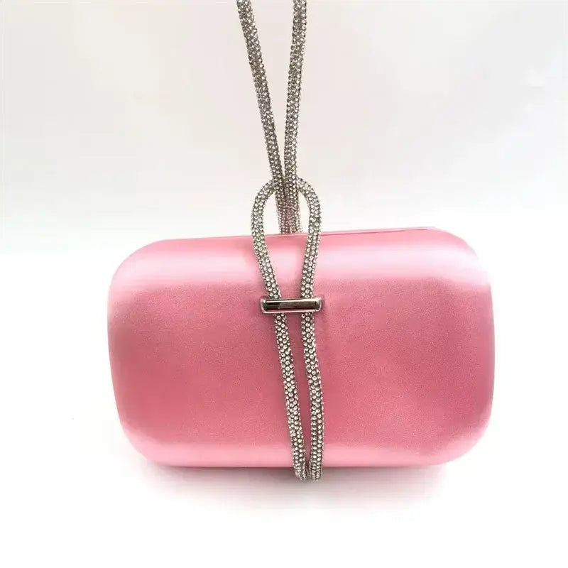 Women’s Handbag Satin Iron Box Evening Bag