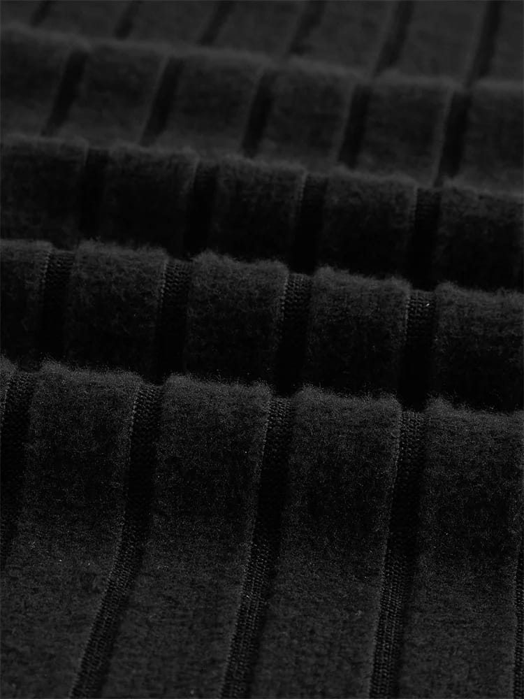 Casual Ribbed Knit Pencil Skirt Women