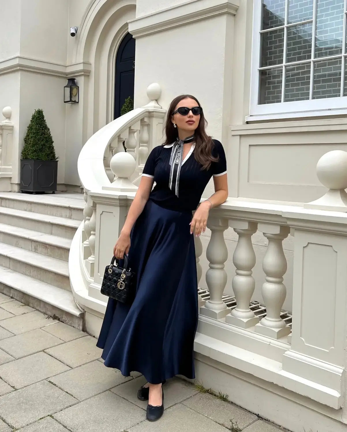 Elegant Patchwork Knitted Pullover Women’s