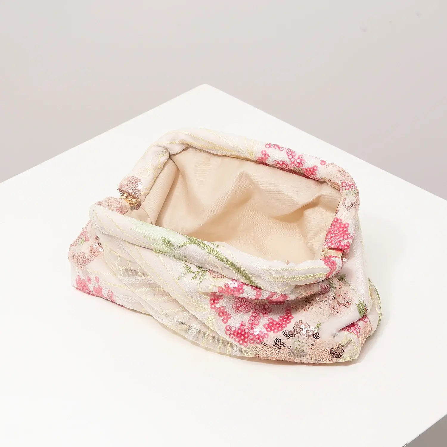 Floral Bag Sequin Clutch For Women