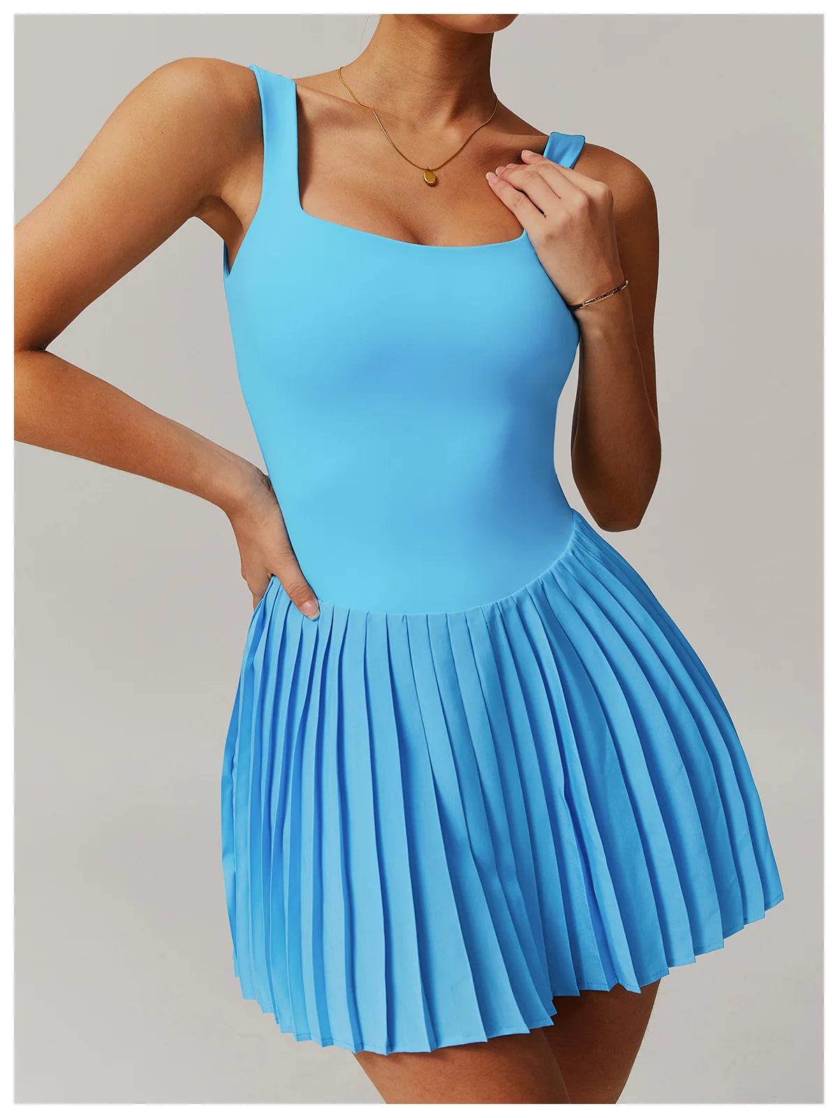 Gym Yoga Clothes Women’s Short Tennis Skirts With pocket Jumpsuit