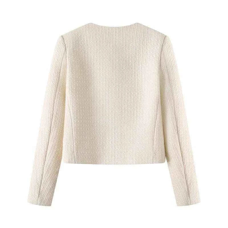 Women Small Fragrant Short Loose Coat