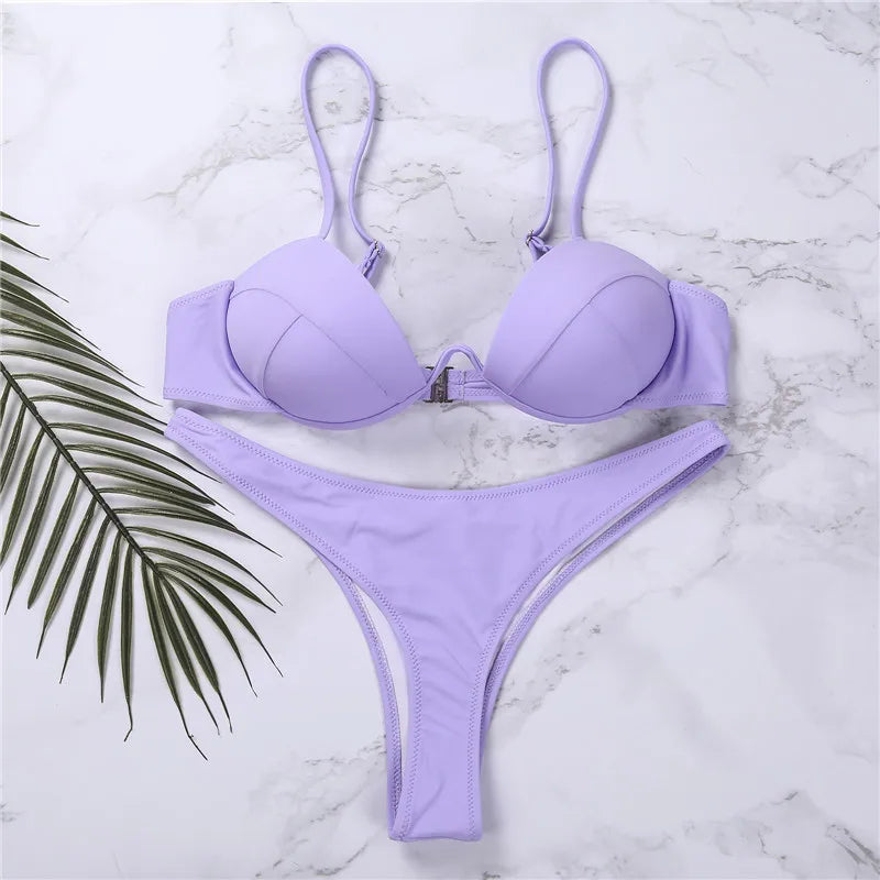 Women'S Push Up Bikini Sets  Low-Cut Beach - Norellé