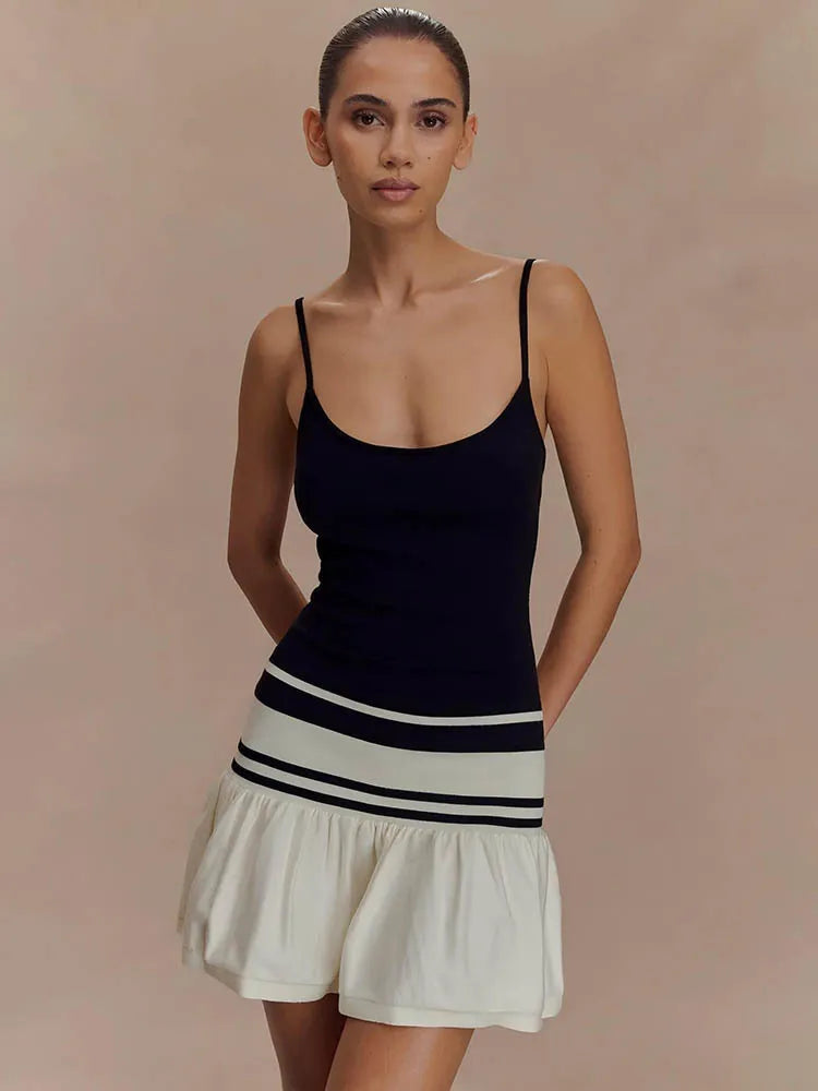 Summer Patchwork Mini Dress Women - Norellé