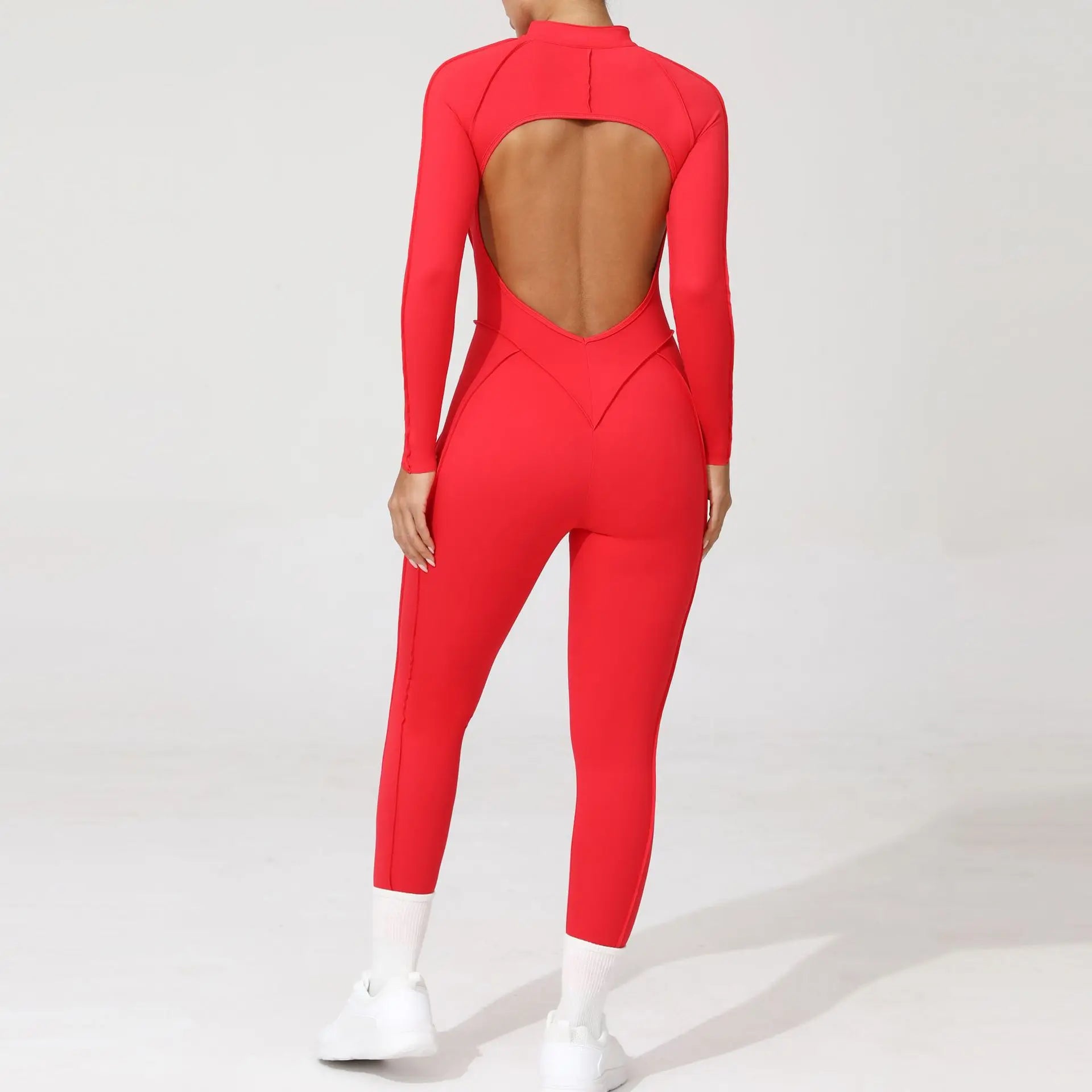 Women One Piece V Back Tracksuit