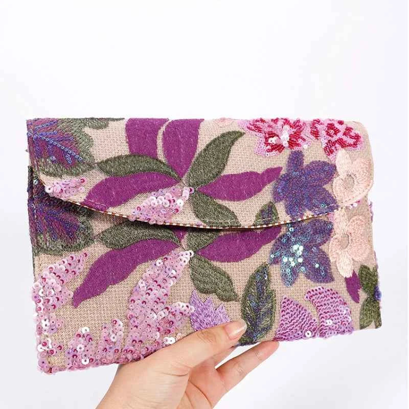Straw Envelope Bag