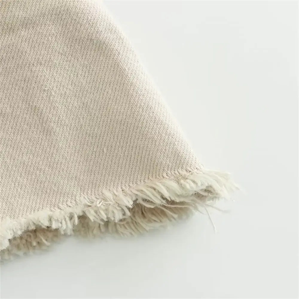 Women’s Temperament Asymmetric Ragged Edge Tight Top High Waist Solid Color Skirt Set